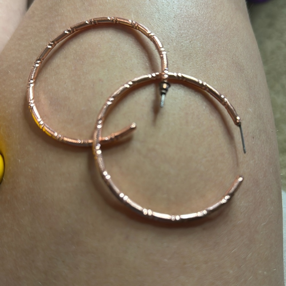 Vintage copper earrings